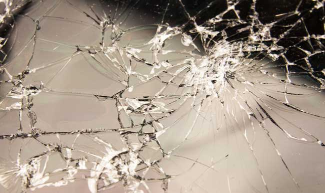 vitre cassée